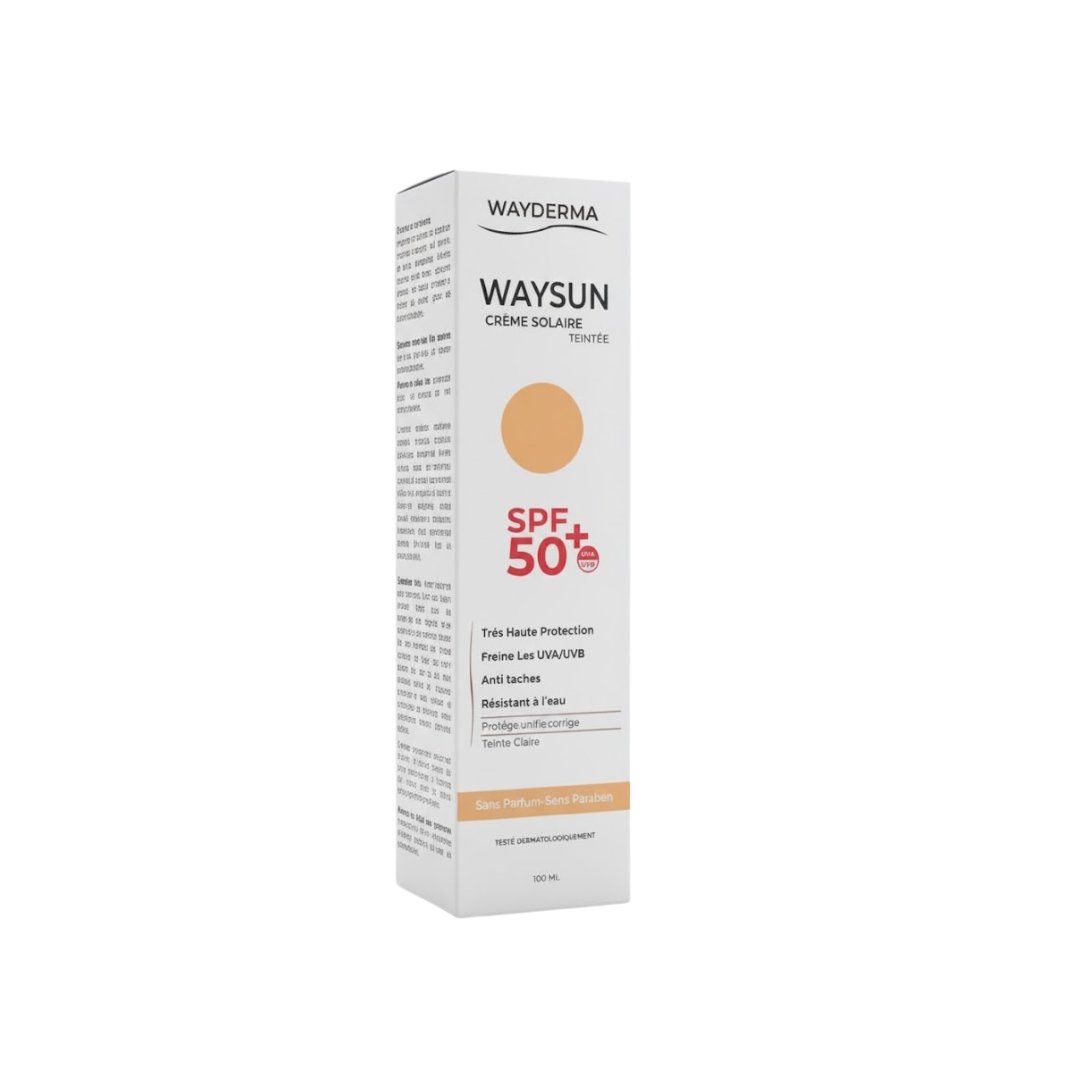 Way-Sun-Ecran-solaire-Teinte-spf50-100ml Way Sun Ecran solaire Teinte spf50+ 100ml – Image 1