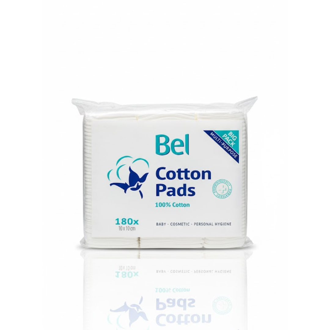 bel-cotton-pads-180 Bel Cotton Pads 10x10cm 180 Pieces – Image 1