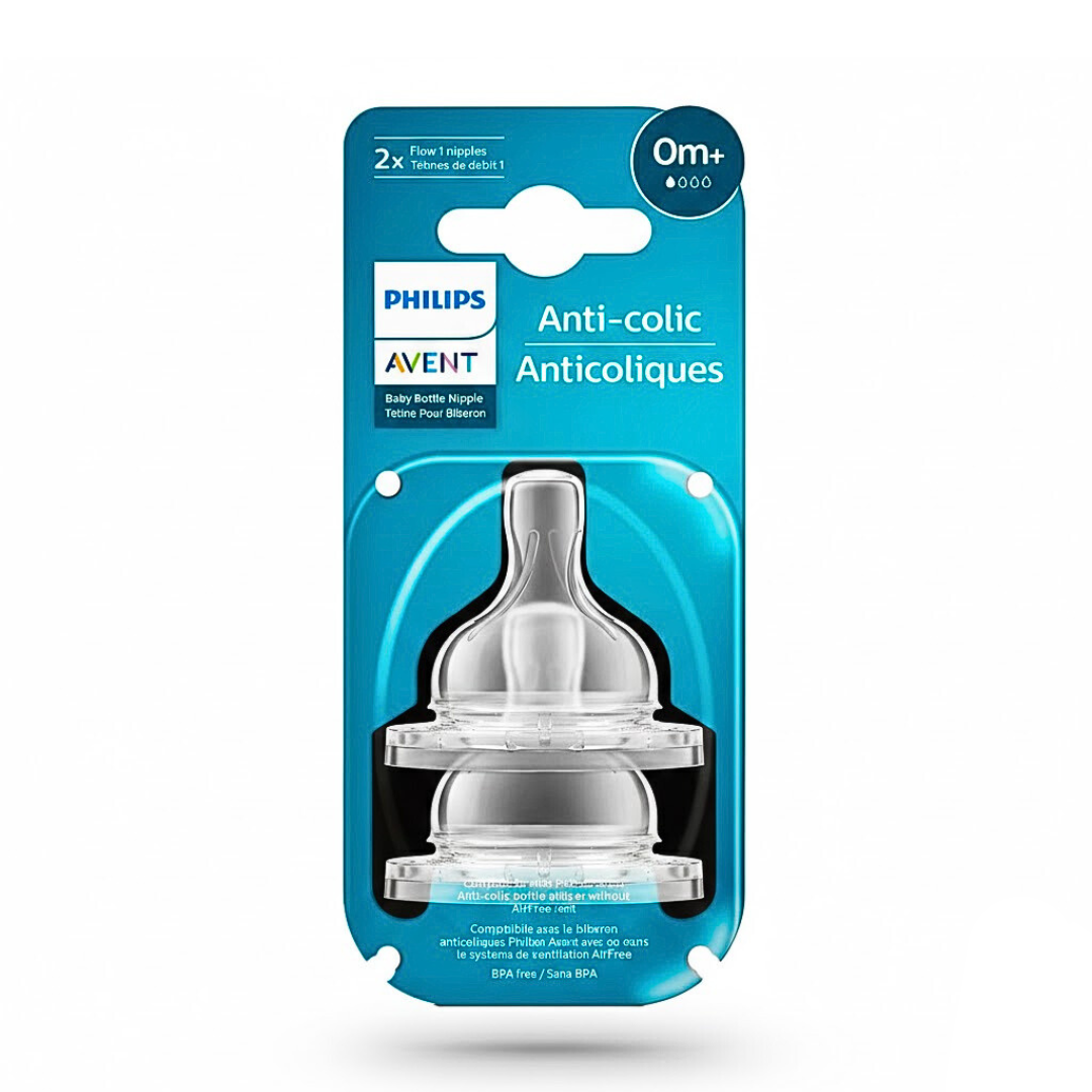 Avent-Tetine-Anti-colic-flow1-0m-Ref-SCY76102 Avent Tetine Anti-Colic Flow1 +0m Reference SCY761/02 – Image 1