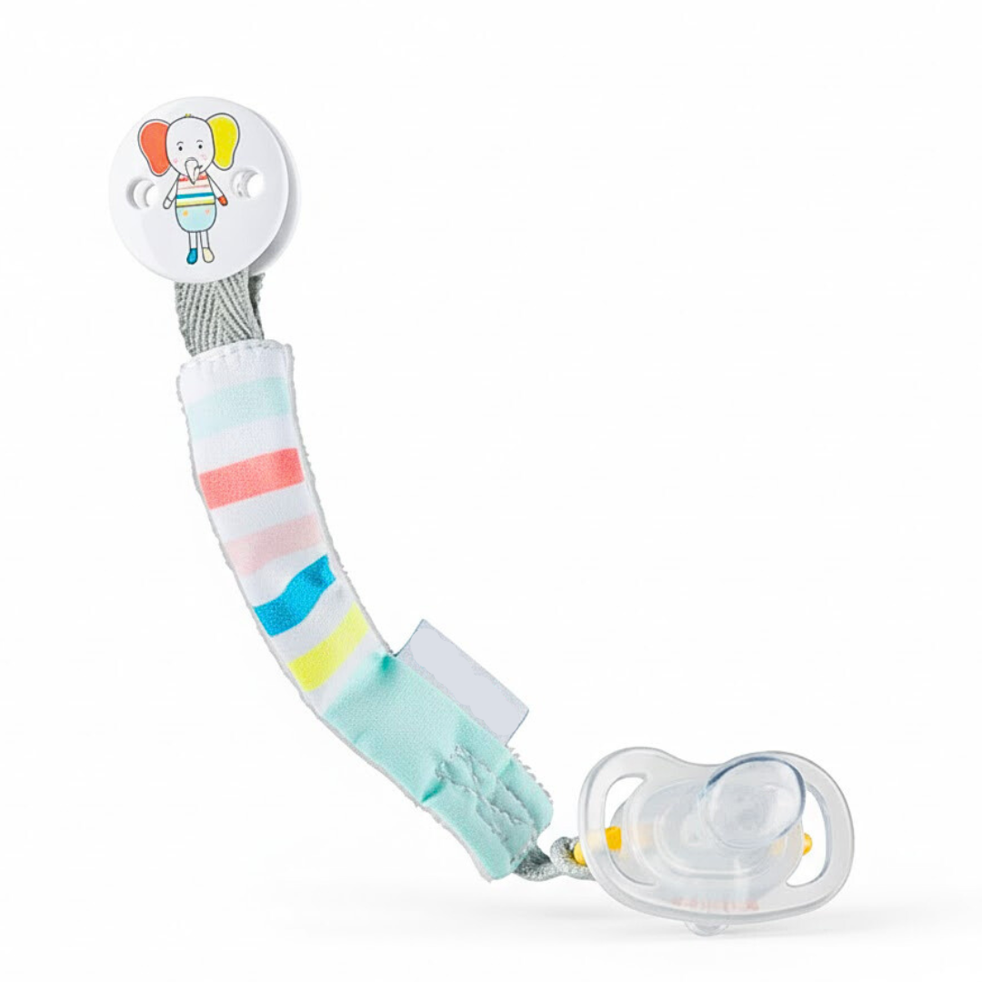 Bebe-Confort-Attache-Suc-Textile-Universel-Elephant BeBe Confort Attache Sucette Textile Universel Elephant – Image 1