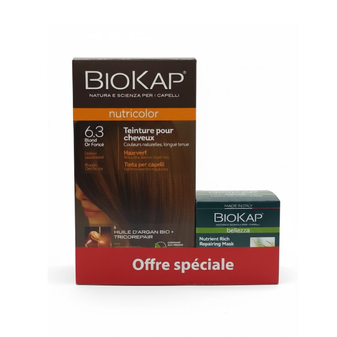 Biokap-Nutricolor-6.3-140ml-Pack Biokap nutricolor 6.3 140ml pack – Image 1