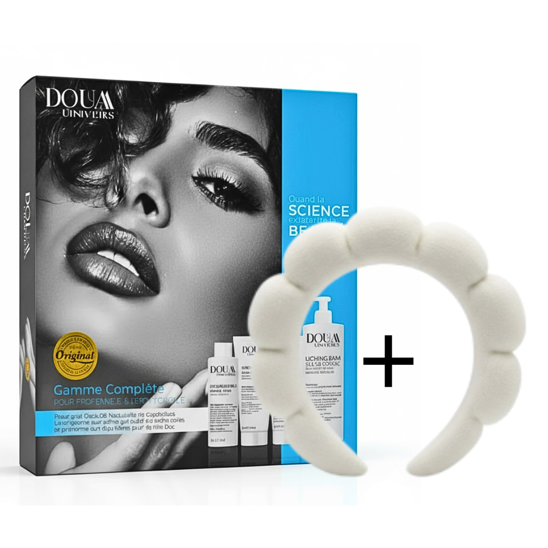 Douaa-Cosmetics-Pack-Eclaircissante-Protectrice-Avec-Bandeau-Femme-1 Douaa Cosmetics Pack Eclaircissante & Protectrice + Bandeau Femme – Image 1