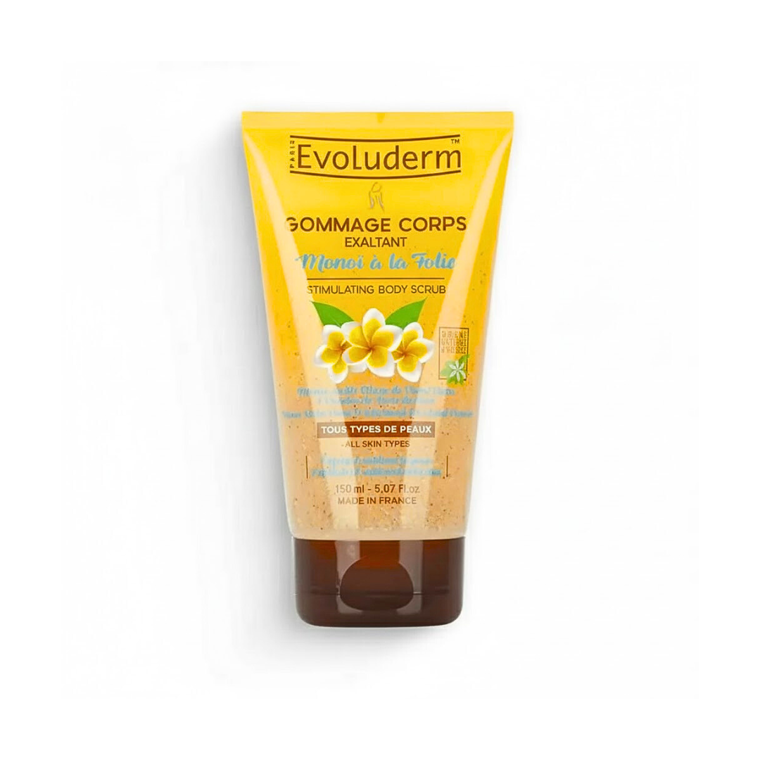 Evoluderm-Gommage-Corps-Monoi-a-La-Folie-150ml Evoluderm Gommage Corps Monoi A La Folie 150ml – Image 1