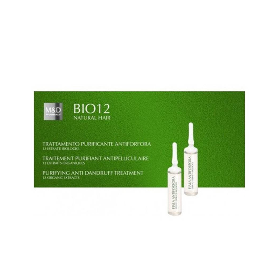 MD-bio12-traitement-anti-pelliculaire-10amp M&D Bio12 Traitement Anti-pelliculaire 10 Ampoules – Image 1