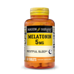 Mason Natural Melatonin 5mg 60 Tablets
