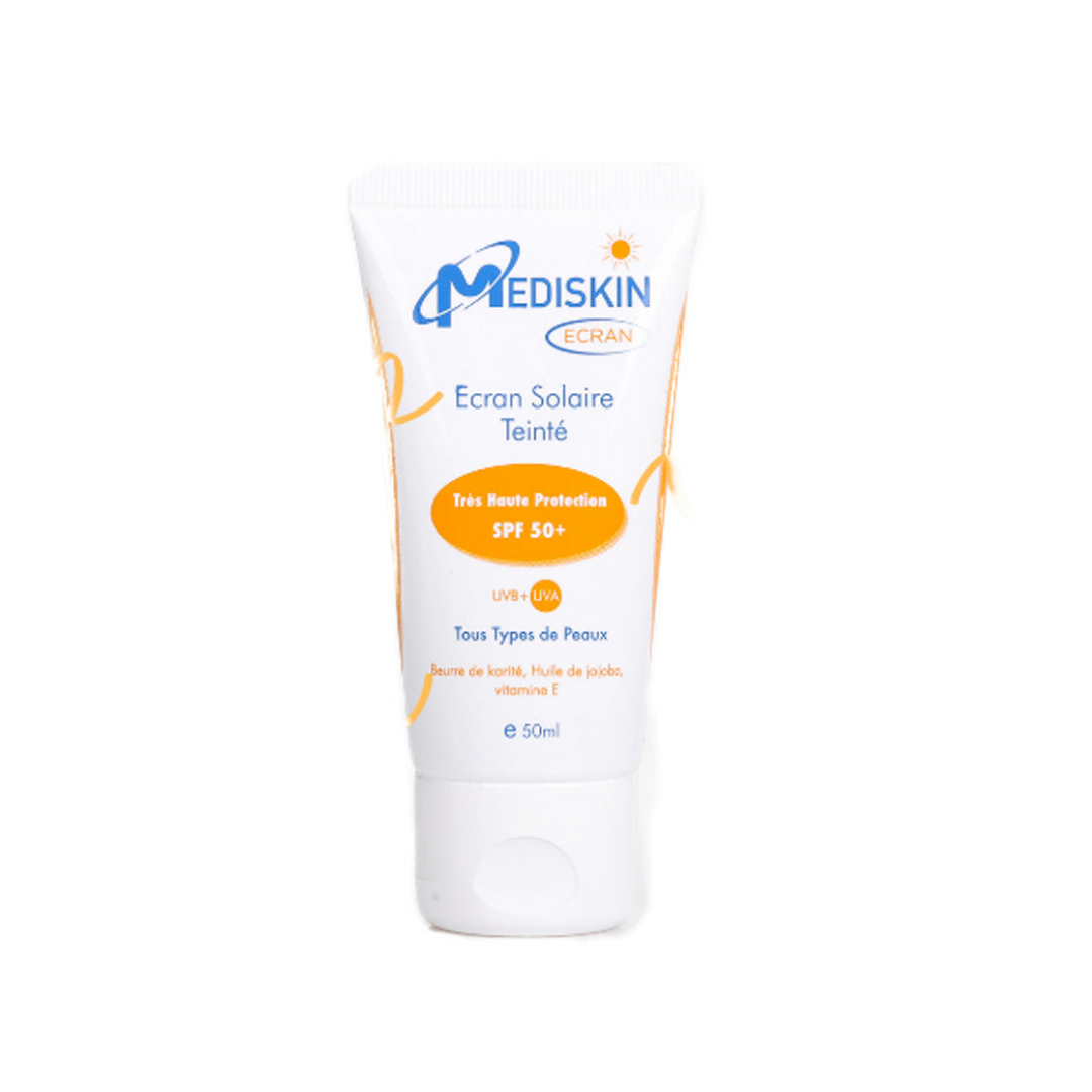 Mediskin-Ecran-solaire-teinte-spf50-50ml Mediskin Ecran solaire teinte spf50+ 50ml – Image 1
