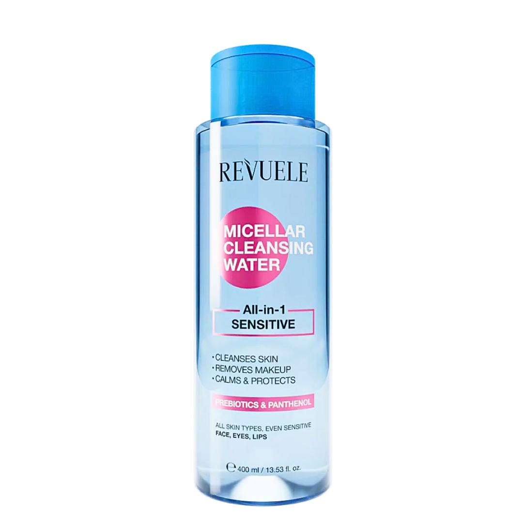 Revuele-Micellar-Cleansing-Water-All-in-1-Sensitive-400ml Revuele Micellar Cleansing Water All-In-1 Sensitive 400ml – Image 1