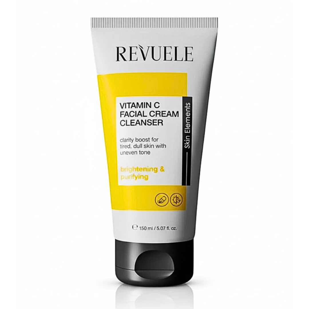Revuele-Vitamin-C-Facial-Cream-Cleanser-150ml Revuele Vitamin C Facial Cream Cleanser 150ml – Image 1