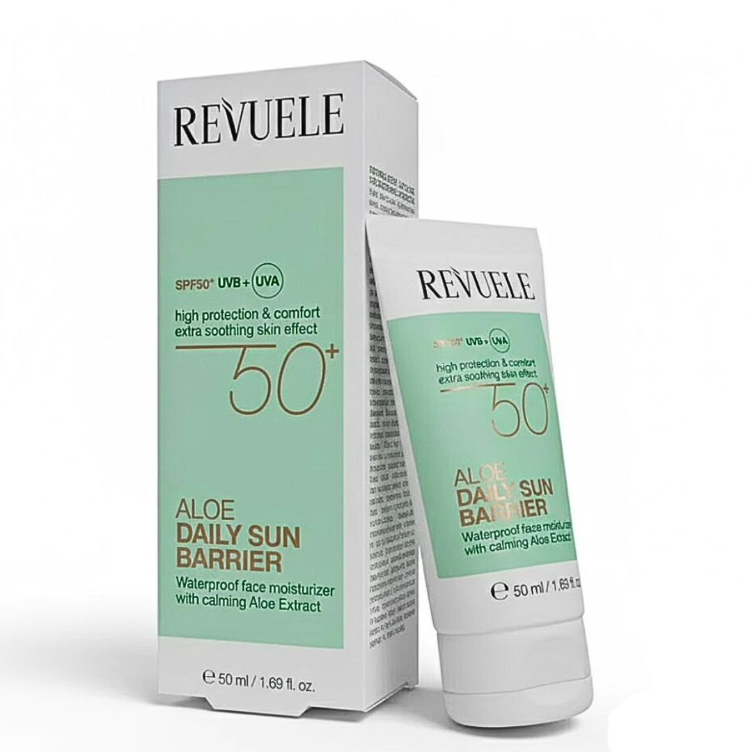 Revuele-aloe-Daily-Sun-Barrier-Spf50-50ml-1 Revuele Aloe Daily Sun Barrier Spf50+ 50ml – Image 1