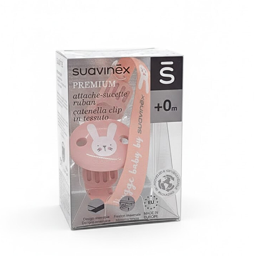 Suavinex-Attache-Sucette-0m-pk-L2 Suavinex Attache-Sucette +0m Pk L2 – Image 1