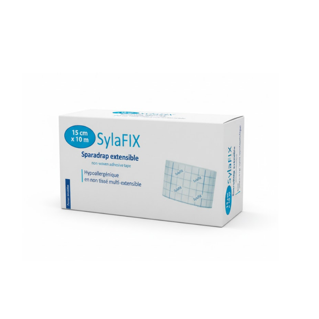 Sylafix-Sparadrap-Extensible-1510cm Sylafix Sparadrap Extensible 15*10cm – Image 1