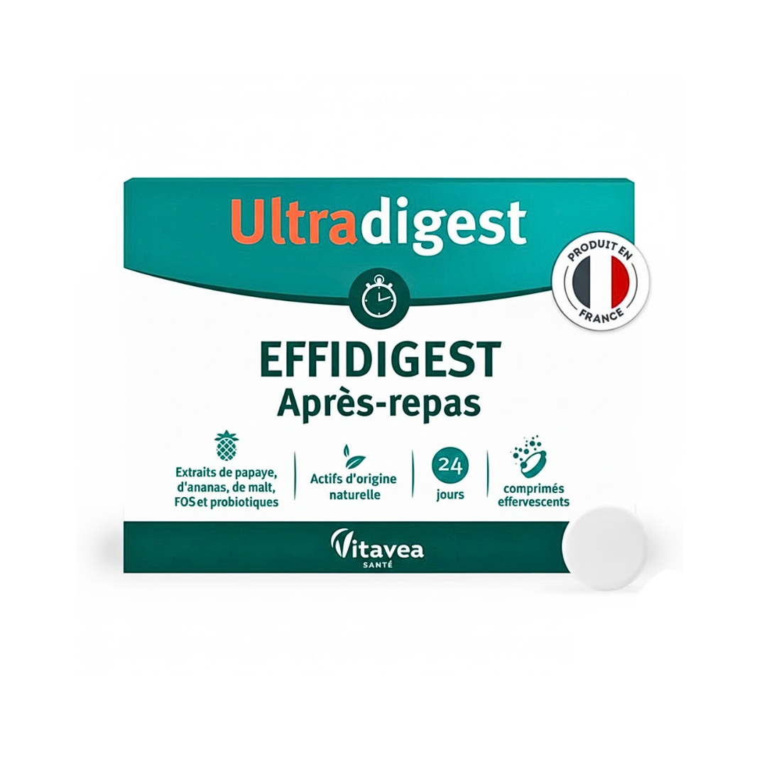Vitavea-UltraDigest-24cps Vitavea UltraDigest Effidigest 24 Comprimes – Image 1