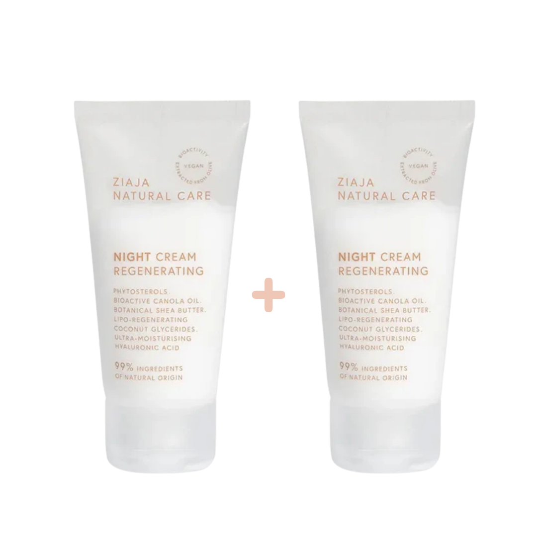Ziaja-Natural-Care-Creme-de-Nuit-Regeneratrice-250ml-Pack Ziaja natural care creme de nuit regeneratrice 2*50ml pack – Image 1