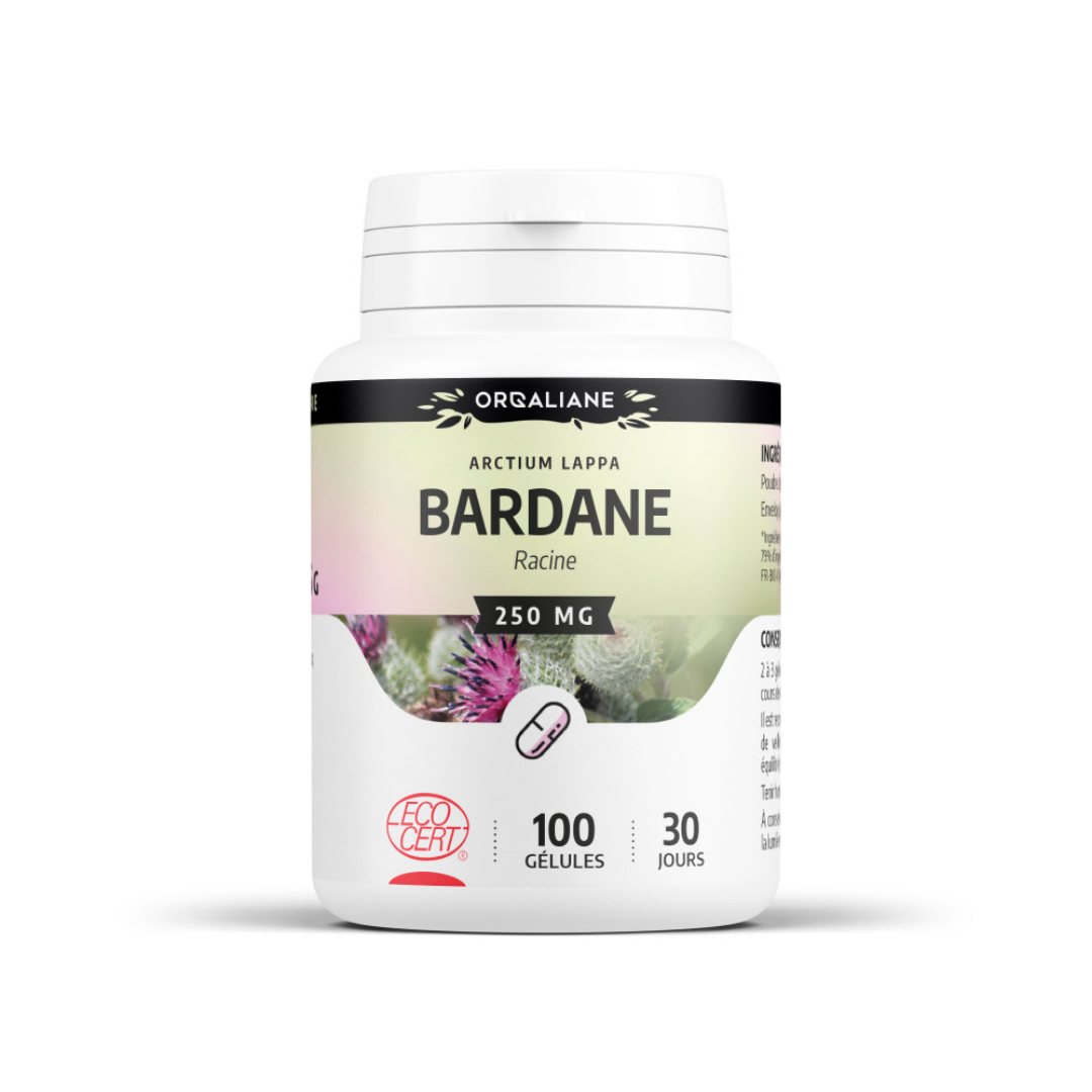 GPH-Orgaliane-Bardane-100-gelules GPH DIFFUSION Bardane 250 Mg | 100 Gélules – Image 1