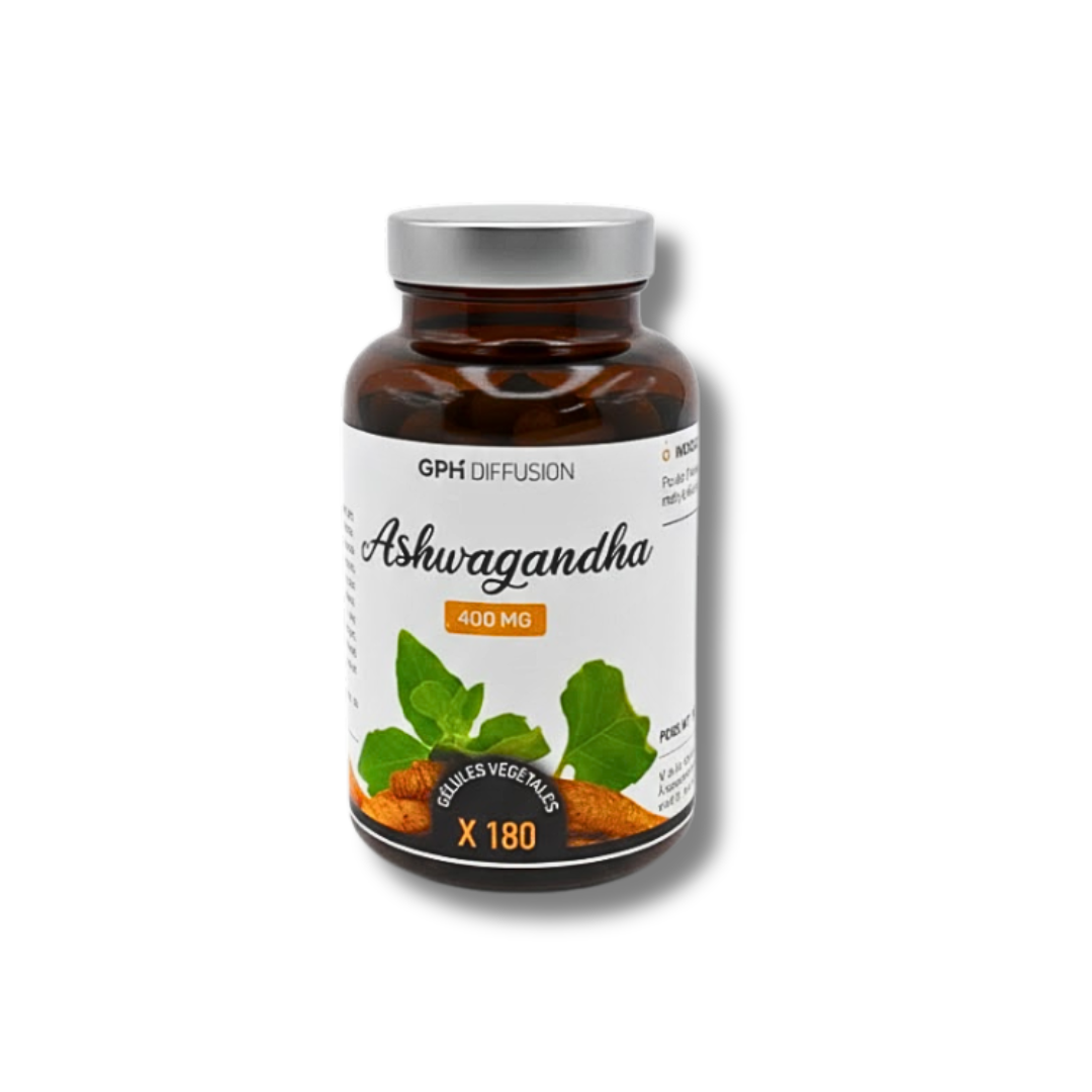 Gph-Ashuwagandha-180gelules GPH Diffusion Ashuwagandha 180 Gelules – Image 1