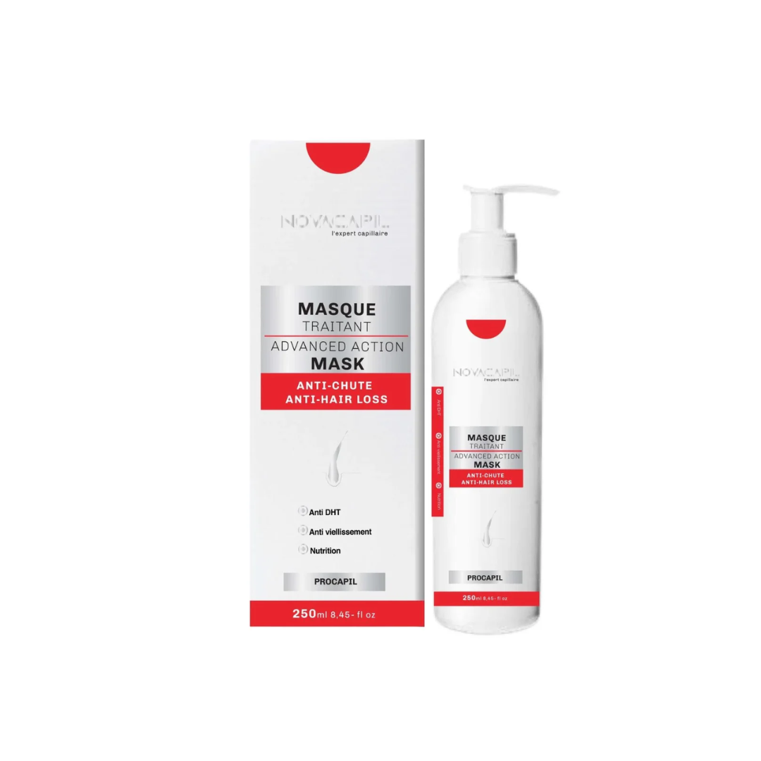 Novacapil-masque-traitant-anti-chute-250ml Novacapil Masque Traitant Anti-Chute 250ml – Image 1