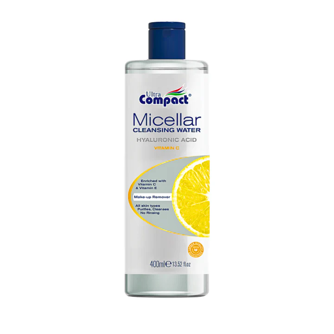 Ultra-Compact-Micellar-Cleansing-Water-vitamin-C-400ml Ultra Compact Micellar Cleansing Water vitamin C 400ml – Image 1
