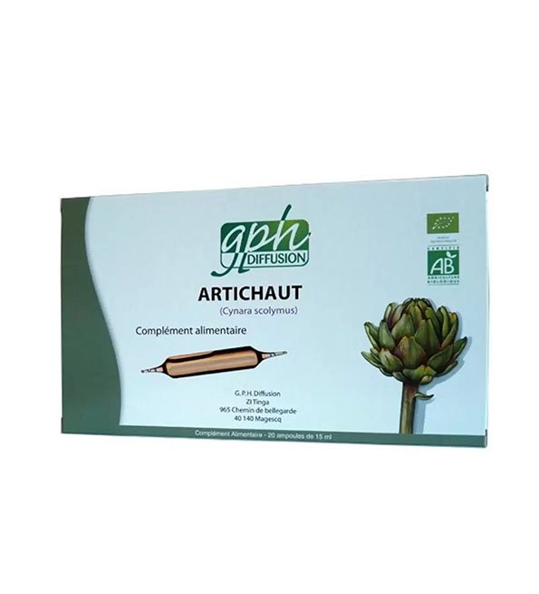 gph-artchaut-ampoules GPH Artichaut 20 Ampoules*15ml – Image 1