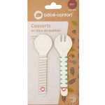 Bebe Confort - Couverts d’apprentissage en Bambou - Jungle Vibes (9M +)