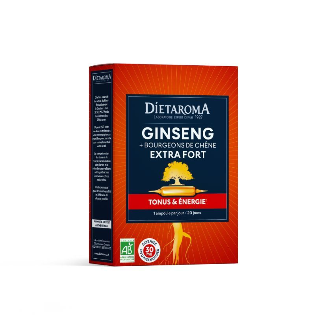Dietaroma-Ginseng-Extra-fort-20-Ampoule10ml Dietaroma Ginseng Extra fort 20 Ampoule*10ml – Image 1