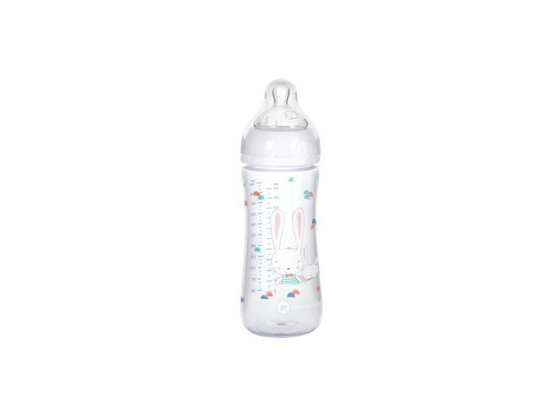 bebe-confort-bib-360ml Bébé Conf Biberon Émotion PP Blanc 6-24m 360ml – Image 1