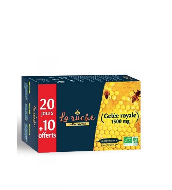 laruche-gelee-1 Dietaroma la ruche Gelee Royale 1500mg 30*15ml – Image 1