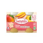 BABYBIO PETIT POT MANGUE POMME 2*130G