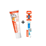 Elmex Dentifrice junior 3-6 ans+Brosse a Dents junior 3-6 ans Avec trousse
