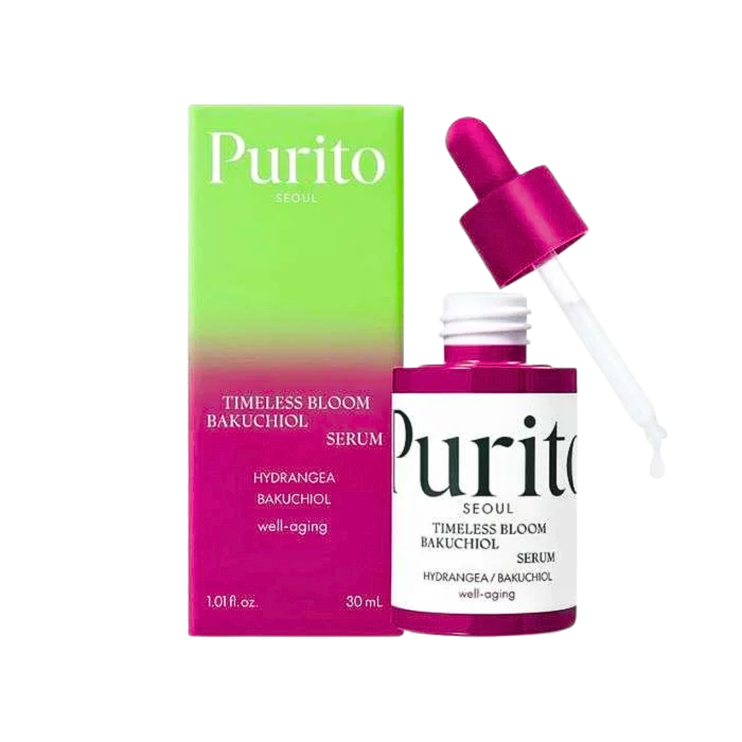 Purito-Timeless-Bloom-Bakuchiol-Serum-30ml Purito Timeless Bloom Bakuchiol Serum 30ml – Image 1