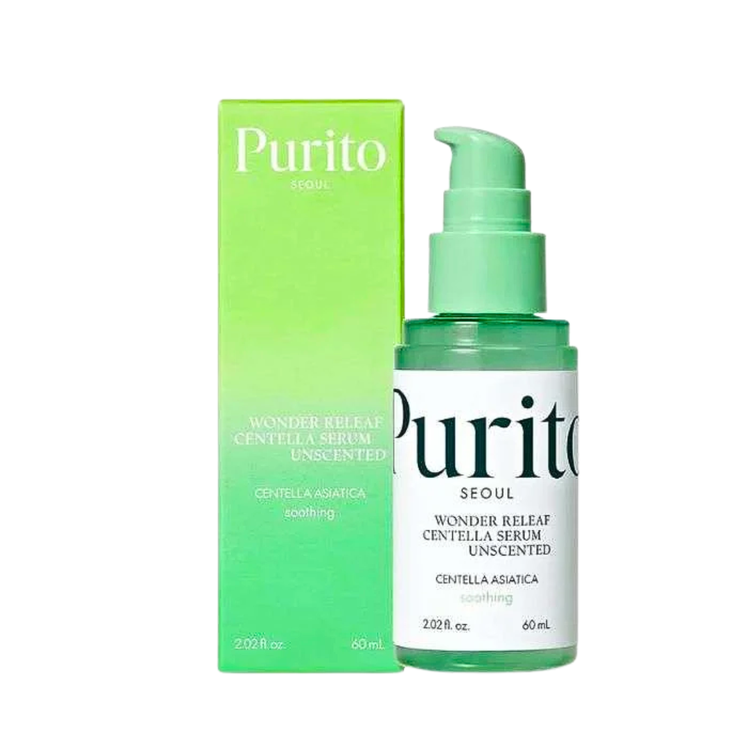 Purito-Wonder-Releaf-Centella-Serum-Unscented-60ml Purito Wonder Releaf Centella Serum Unscented 60ml – Image 1