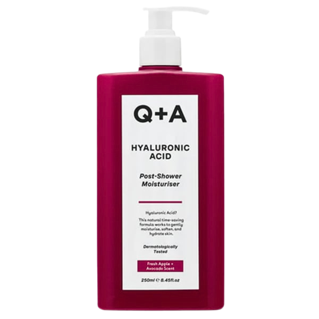 QA-Hyaluronic-Acid-Post-Shower-Moisturiser-250ml Q+A Hyaluronic Acid Post Shower Moisturiser 250ml – Image 1
