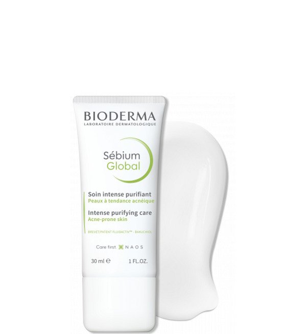 Sebium-Global-T30ml-28654W-MAD-janv-2020-texture_V3 Bioderma Sebium Global 30ml – Image 1