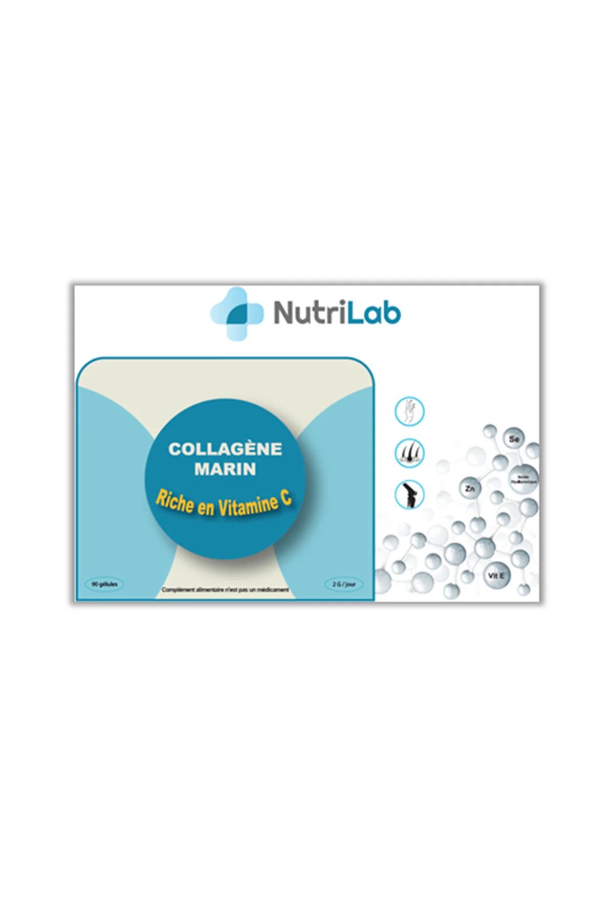 nutrilab-collagene Nutrilab Collagene Marin 90 Gelules – Image 1