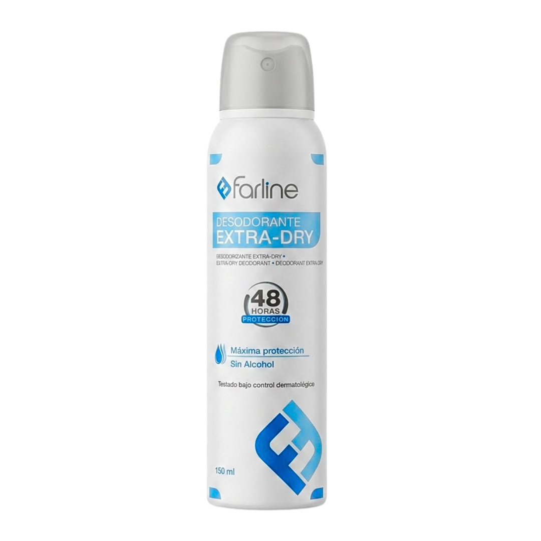 Farline-Deodorant-Extra-Dry-spray-150ml Farline Deodorant Extra-Dry Spray 150ml – Image 1