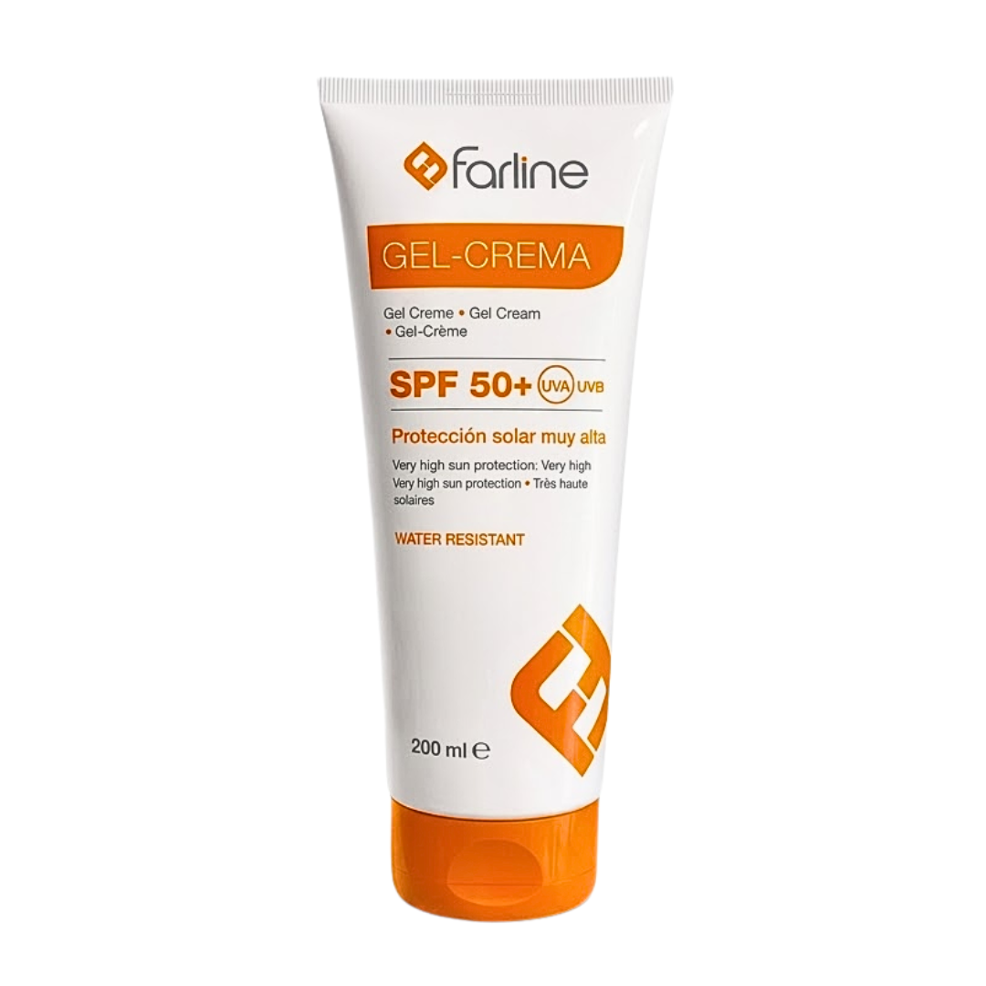 Farline-Ecran-solaire-Pediatrique-Gel-Creme-spf50-200ml Farline Ecran Solaire Pediatrique Gel Creme Spf50+ 200ml – Image 1