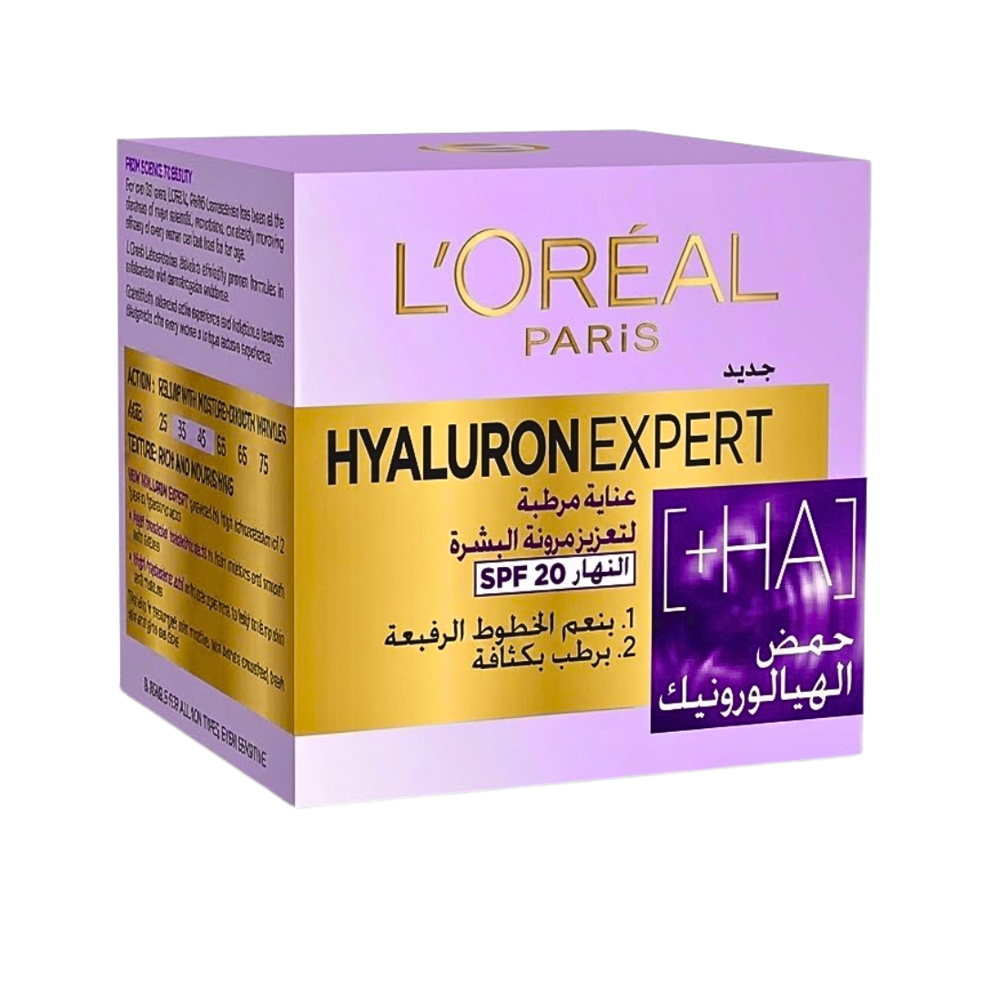 LOreal-Hyaluron-Expert-Cream-Jour-Spf20-50ml L'Oreal Paris Hyaluron Expert Cream Jour Spf20 50ml – Image 1