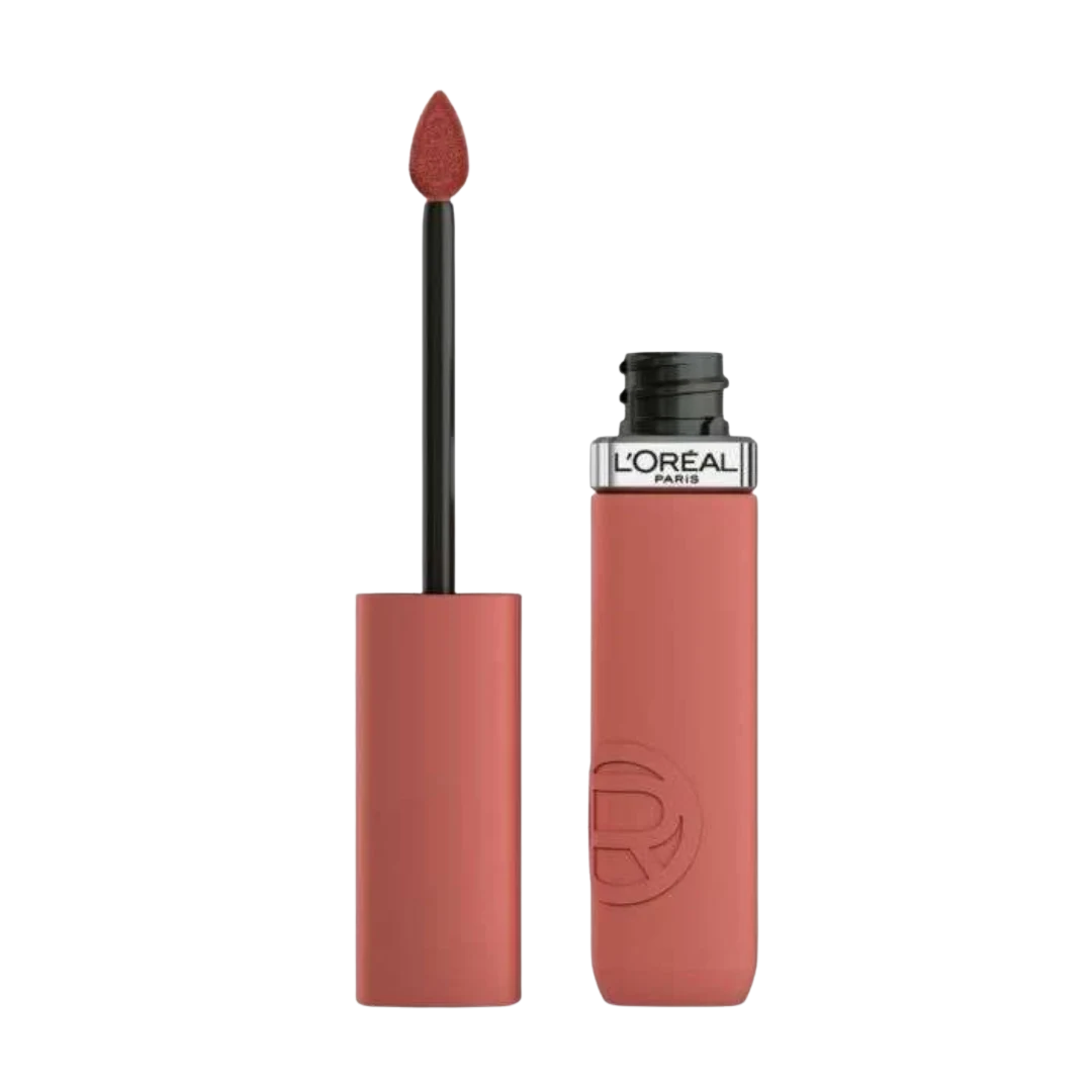 Loreal-Nude-Matte-Resistance-630-Rose-Heat L'oreal Paris Rouge A Levres Nude Matte Resistance 630 Rose Heat – Image 1