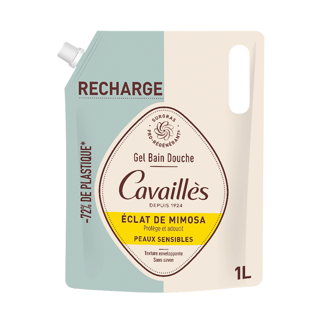 Rc-Gel-Douche-Eclat-De-Mimosa-1L Roge Cavailles Gel Douche Eclat De Mimosa 1L – Image 1