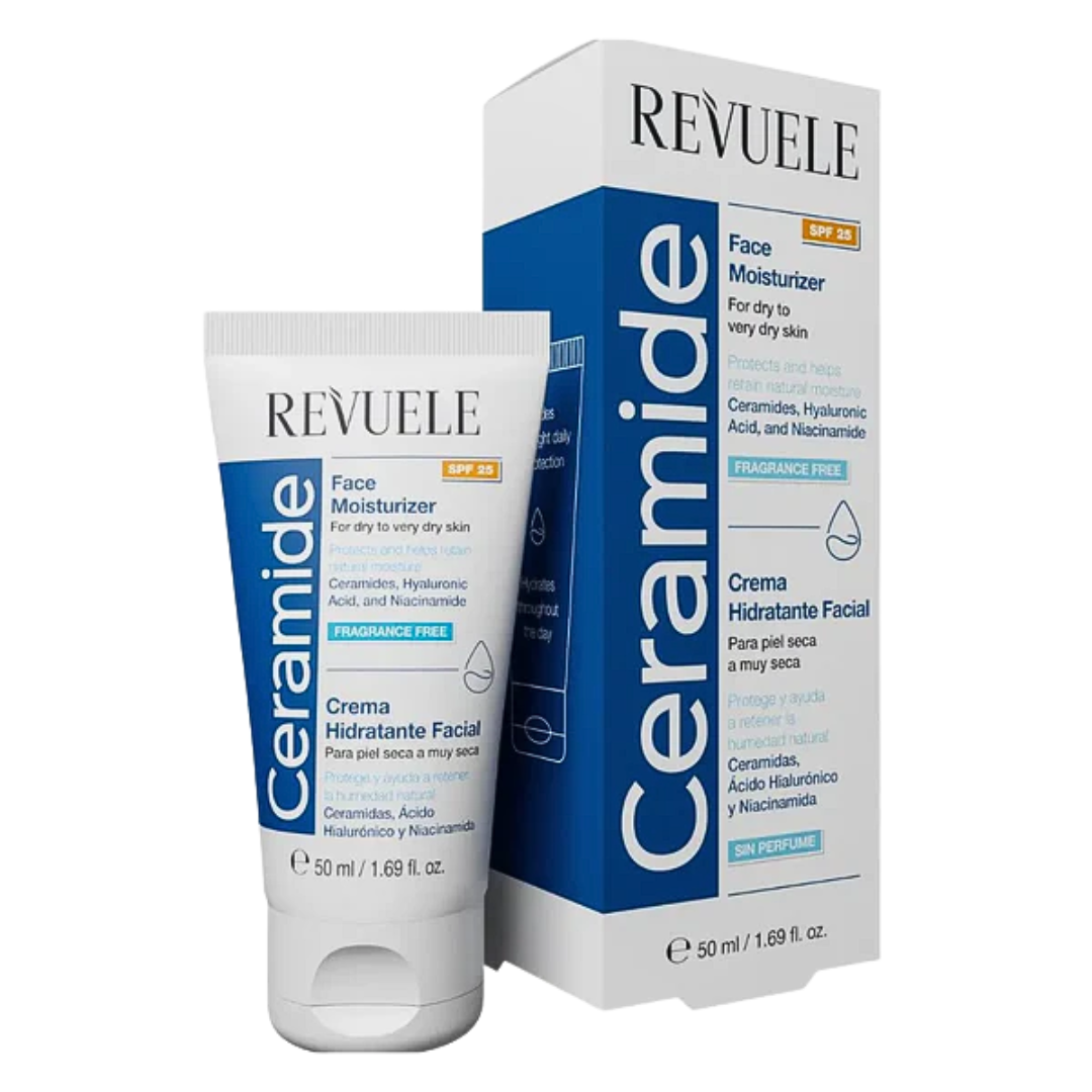 Revuele-Ceramide-Face-Moisturizer-Spf25-50ml Revuele Ceramide Face Moisturizer Spf25 50ml – Image 1