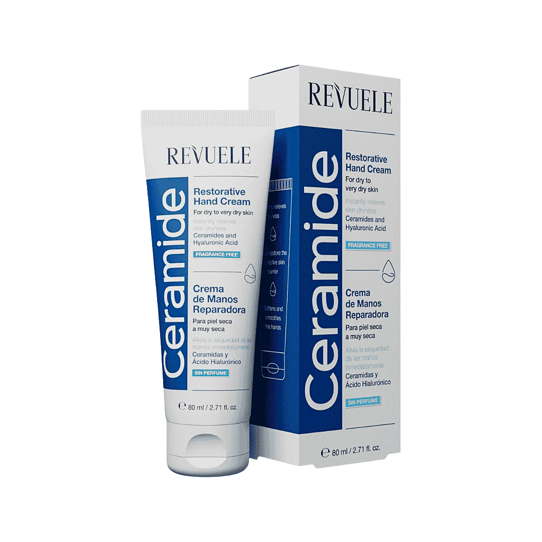 Revuele-Ceramide-Restorative-Hand-Cream-80ml Revuele Ceramide Restorative Hand Cream 80ml – Image 1