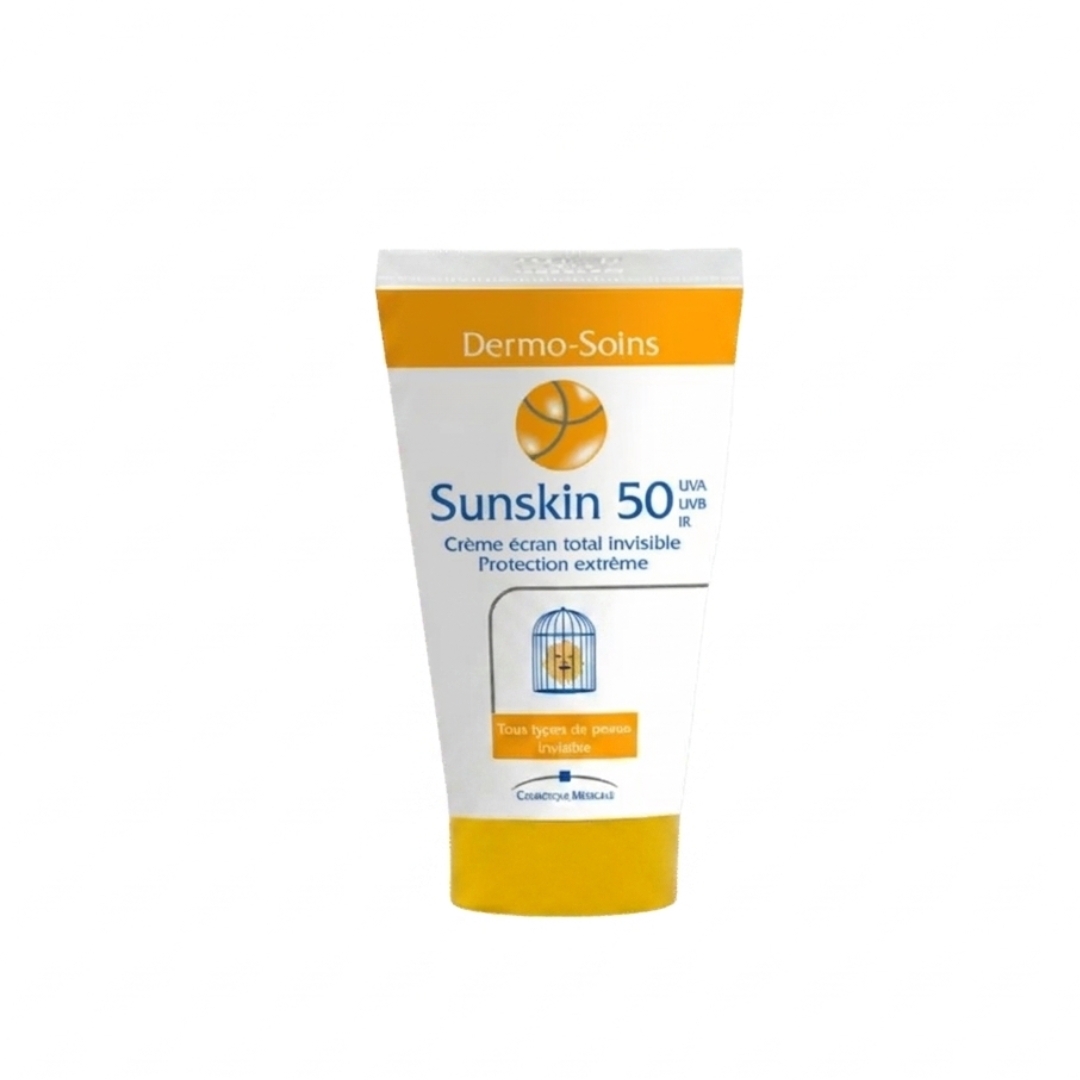 SUNSKIN-DERMO-SOINS-SPF50-CREME-SOLAIRE- DERMO SOINS SUNSKIN 60 CRÈME SOLAIRE TUBE 50ML – Image 1