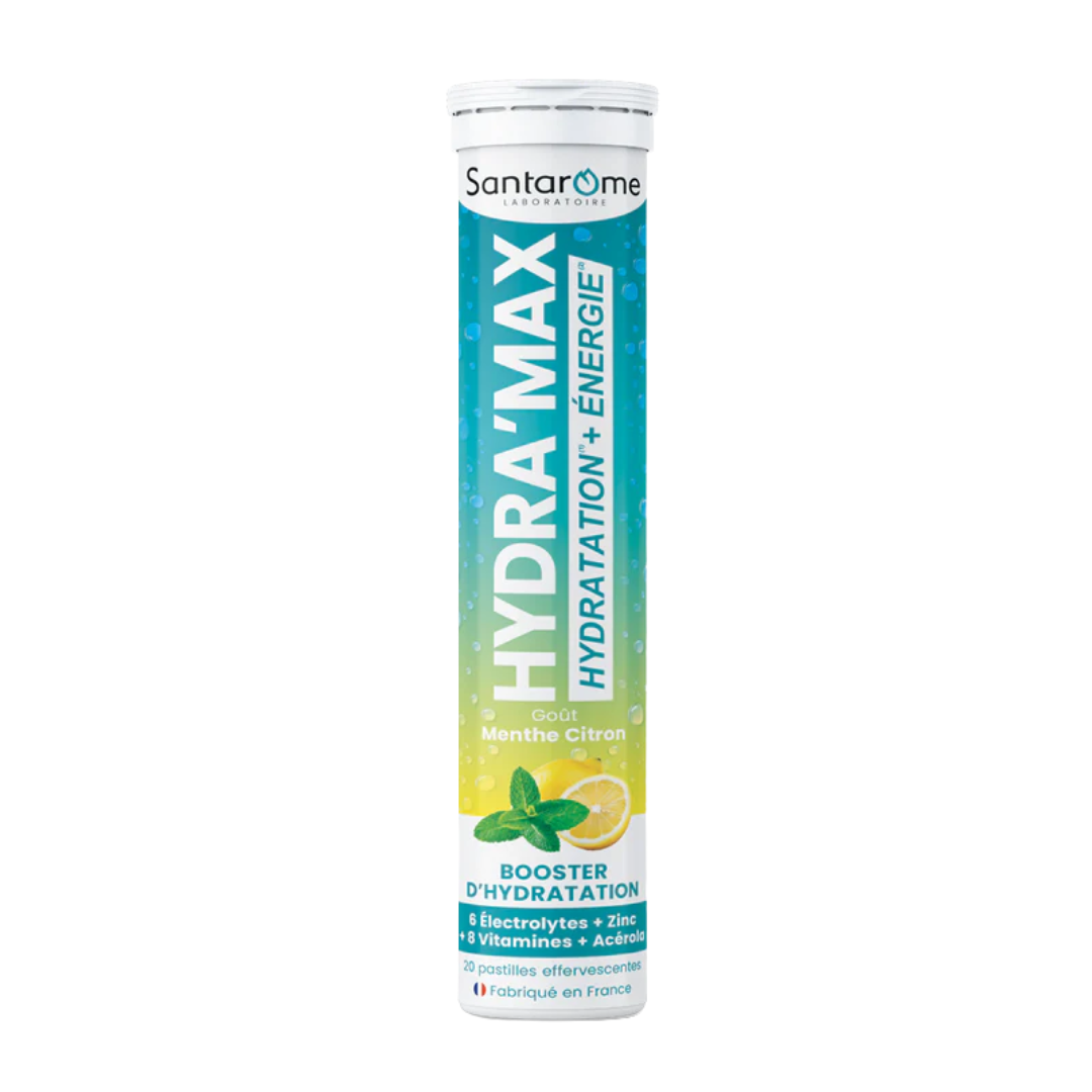 Santarome-Hydramax-Menth-Citron-20-pastilles Santarome Hydramax Menth Citron 20 Pastilles – Image 1