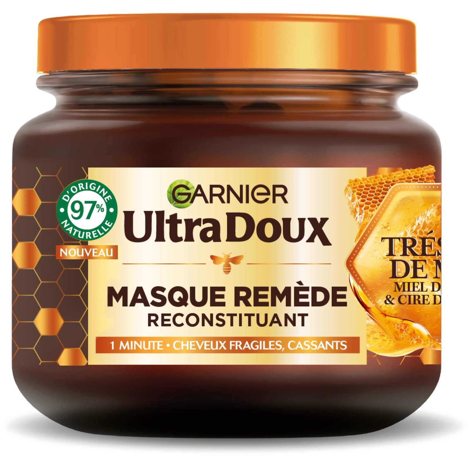 3600542509367_1 Garnier Ultra Doux Masque Remede Tresor de Miel 340ml – Image 1