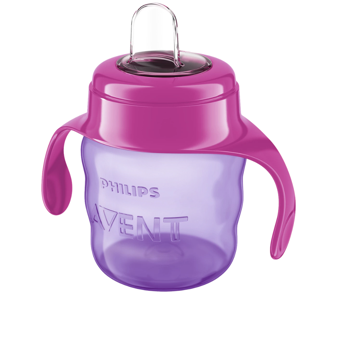 Avent-Tasse-Mauve-6m-200ml-Scf55103 Avent Tasse Mauve +6mois 200ml Scf551/03 – Image 1