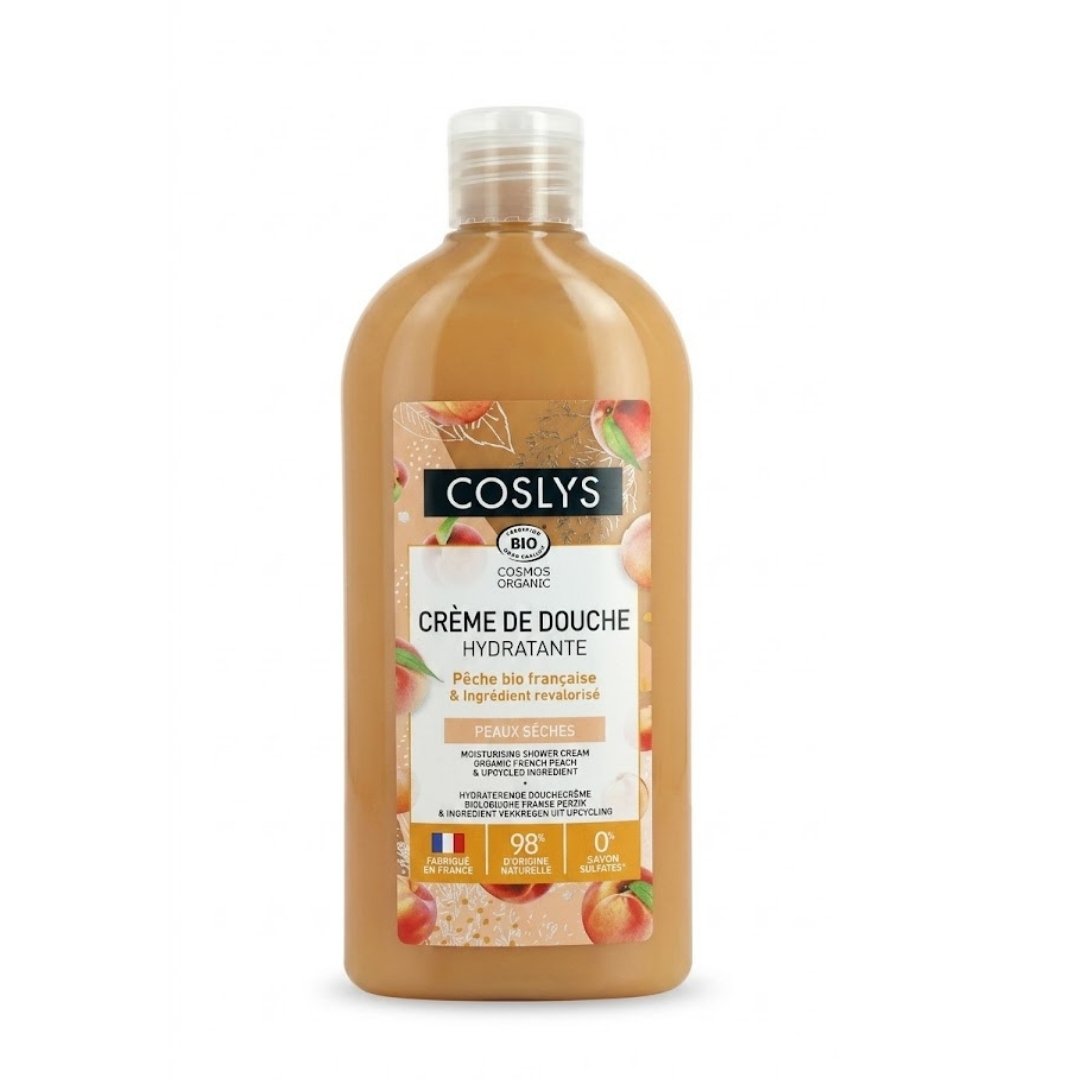Coslys-Creme-Douche-Hydratante-Peche-250ml Coslys Creme Douche Hydratante Peche Carotte 250ml – Image 1