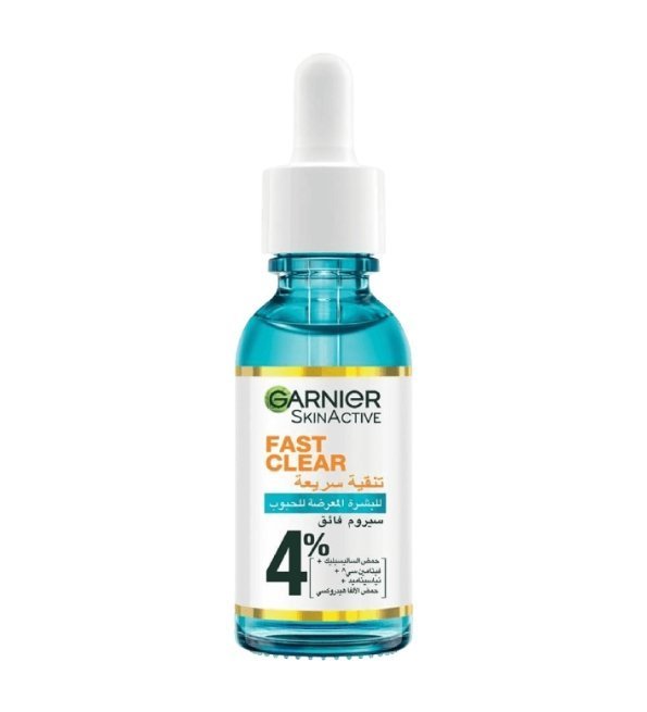 Garnier-Fast-Clear-Booster-Serum-30ml-1 Garnier Fast Clear Booster Serum Acide Salicylique 30 ml – Image 1