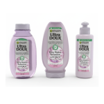 Garnier Routine Ultra Doux Rice Water Shampooing + Serum + Apres Shampooing