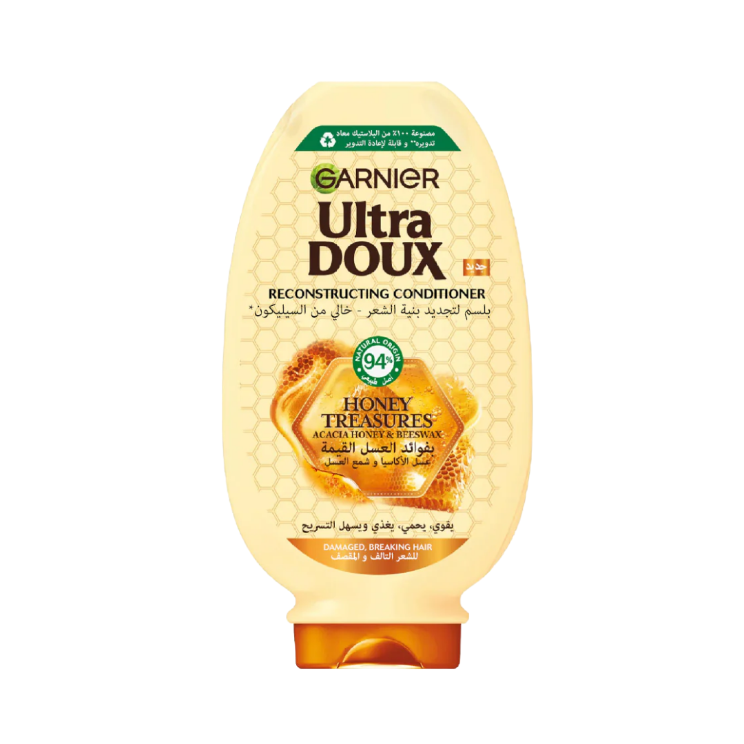 Garnier-Ultra-Doux-Apres-Shamp-Tresor-de-Miel-200ml Garnier Ultra Doux Apres-Shampoing Tresor de Miel 200ml – Image 1