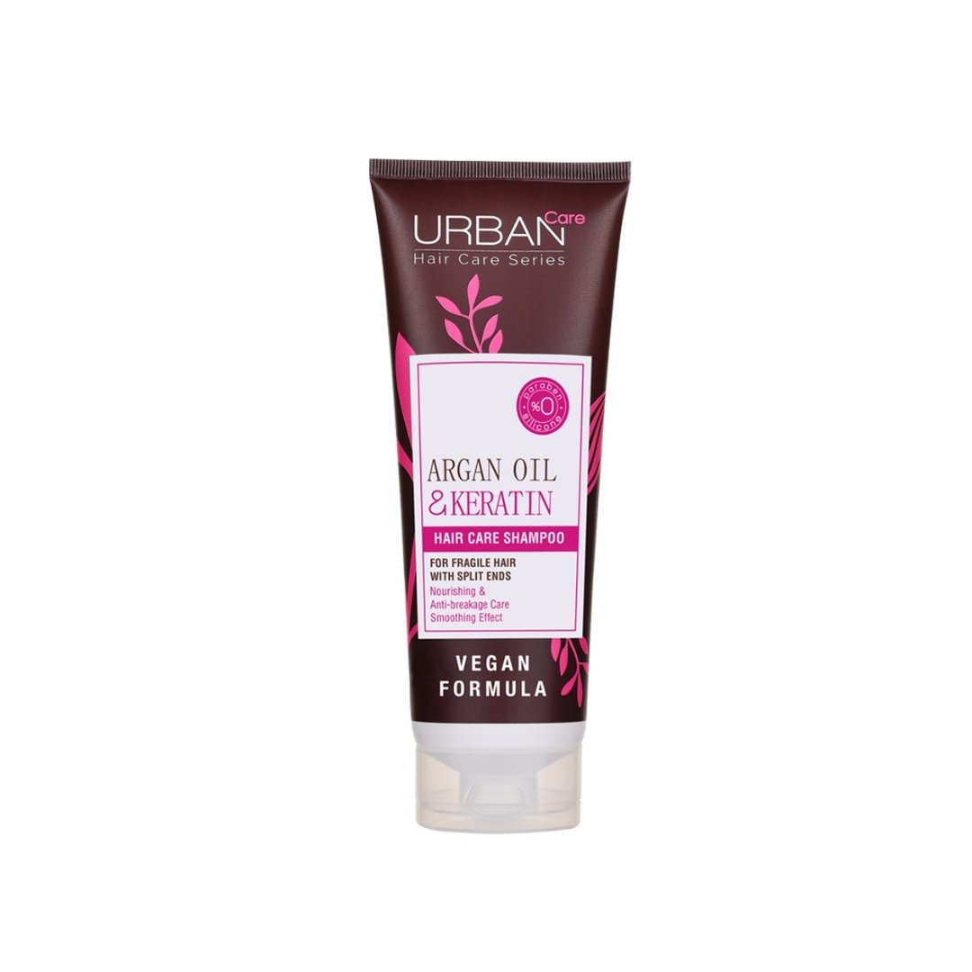 Urban-Care-Argan-Oil-Keratin-Shampoing-250ml Urban Care Argan Oil & Keratin Shampoing 250ml – Image 1
