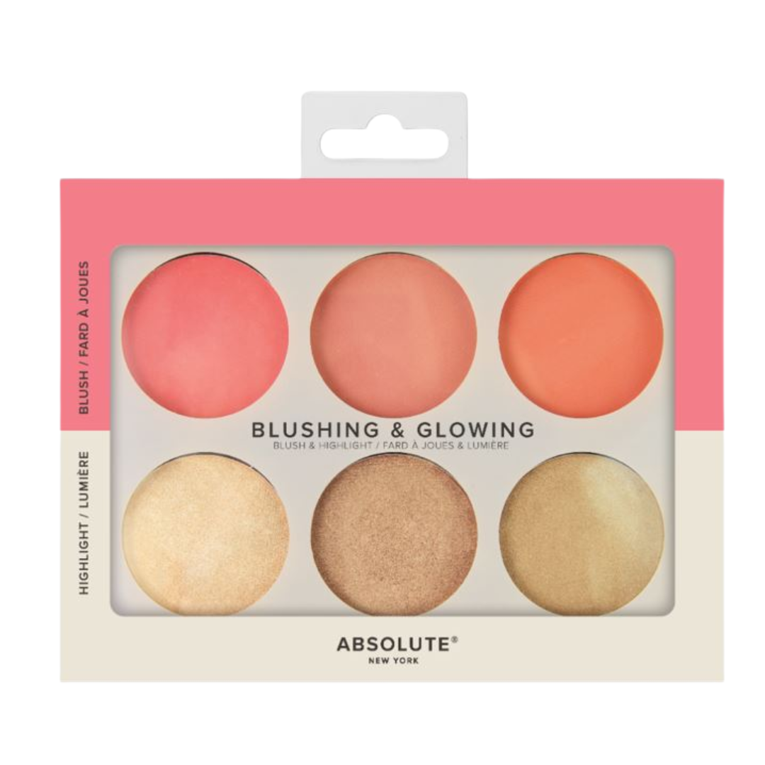 Absolute-Blushing-Glowing-Palette-Light Absolute New York Blushing & Glowing Palette Light – Image 1
